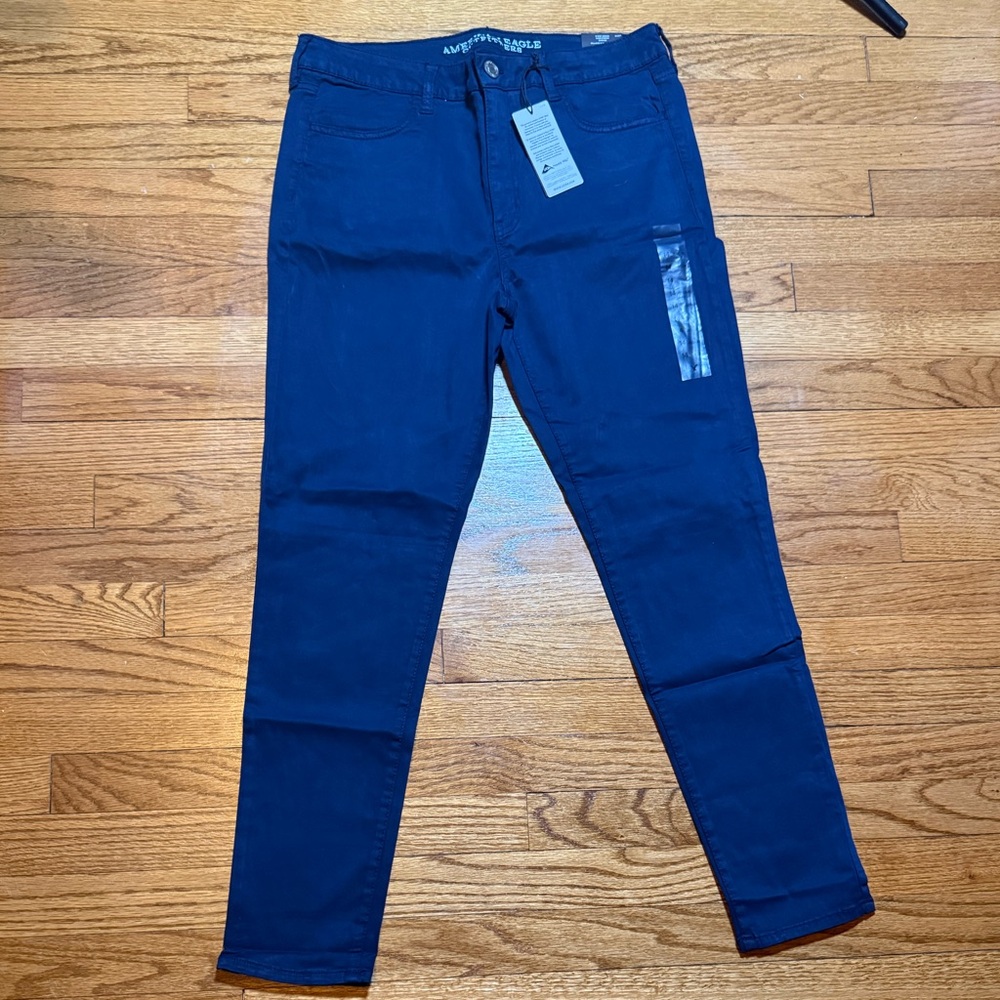 American Eagle Outfitters High Rise Jegging- Dark Blue